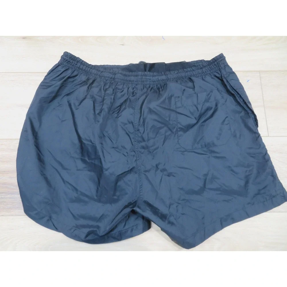 Vintage Adidas Shorts Mens Large Black Nylon Trefoil Logo Soccer Running
